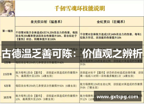 古德温乏善可陈：价值观之辨析
